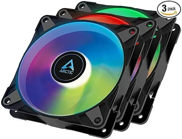 FAN ARCTIC P12 PWM PST ARGB 3 PACK / 3in1 - Image 2