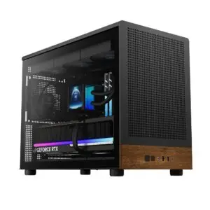 JualGAMDIAS ATHENA M4M WOOD | M-ATX PC Case Include 3 PWM Fans