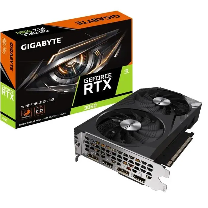 GIGABYTE GEFORCE RTX 3060 WINDFORCE OC 12GB GDDR6