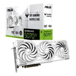 JualASUS TUF Gaming GeForce RTX 5070 Ti 16GB GDDR7 OC Edition – White