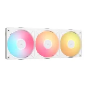 JualCORSAIR iCUE LINK RX360 II Unified Frame RGB PWM Fans with System Hub – WHITE
