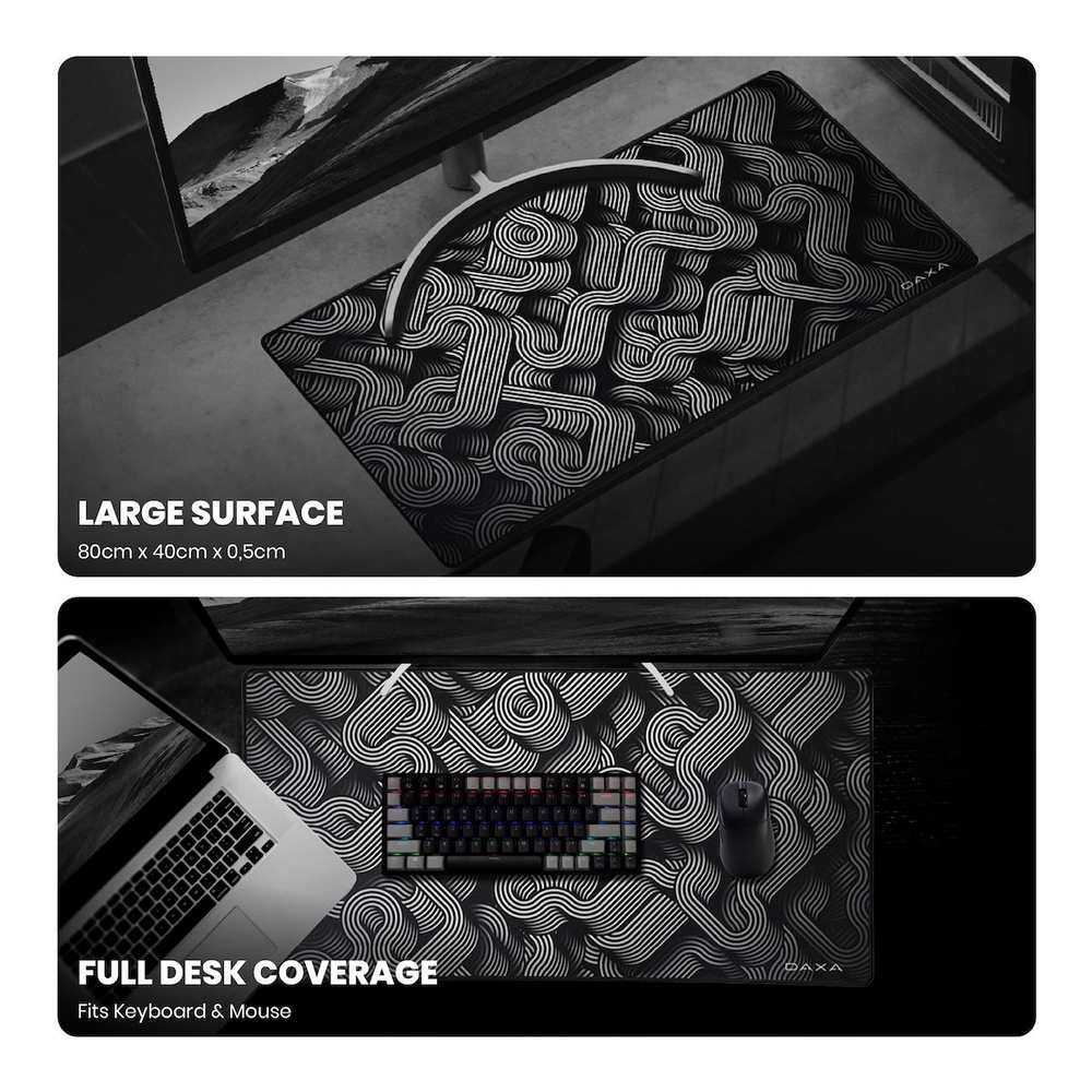 Rexus Daxa Retro Mousepad Gaming XL Large Extended Cloth Anti Slip - Image 3